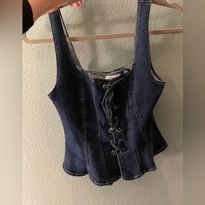 💙Denim Top💙
